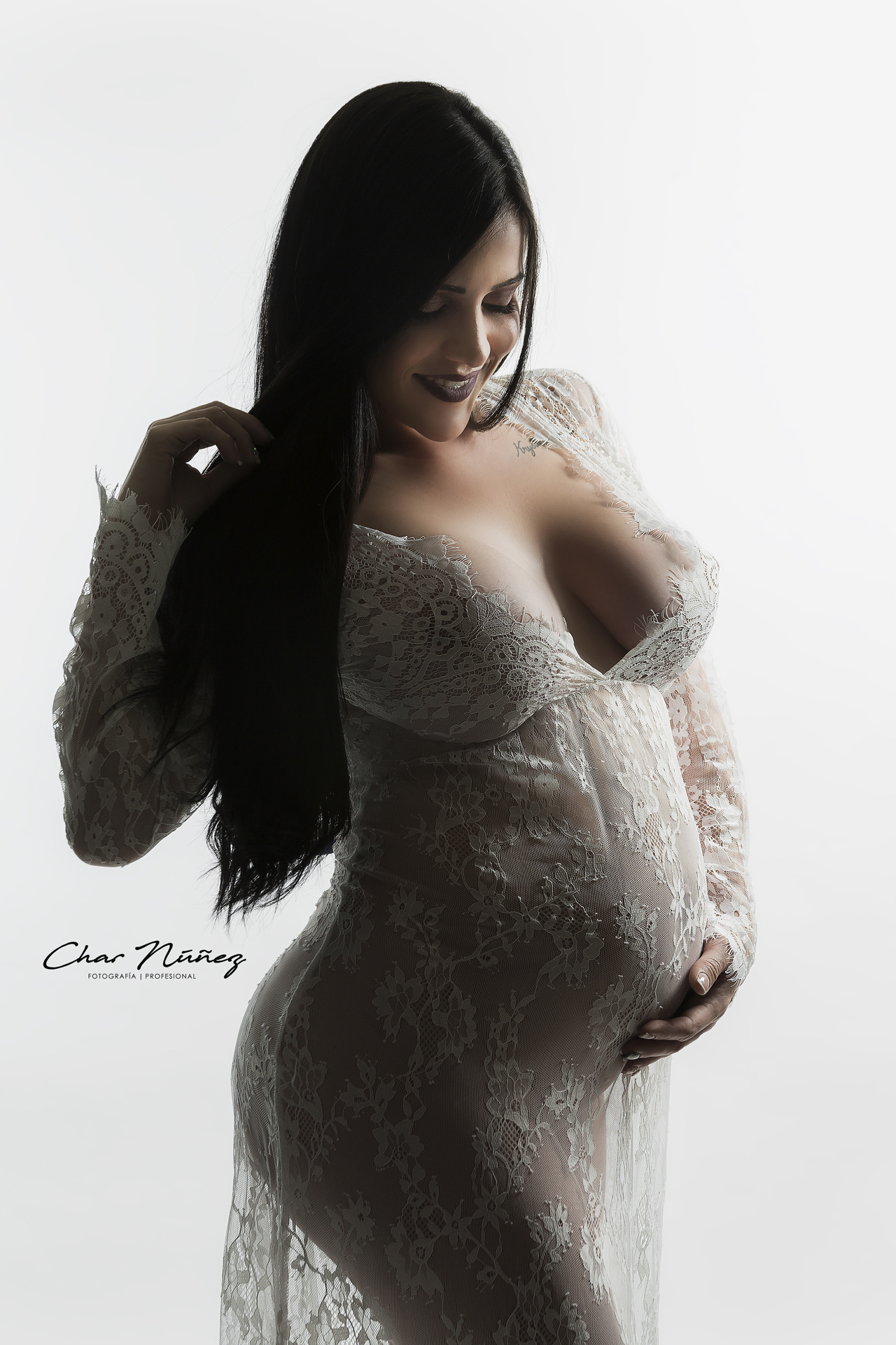 sesión de maternidad Char Núñez Fotografía