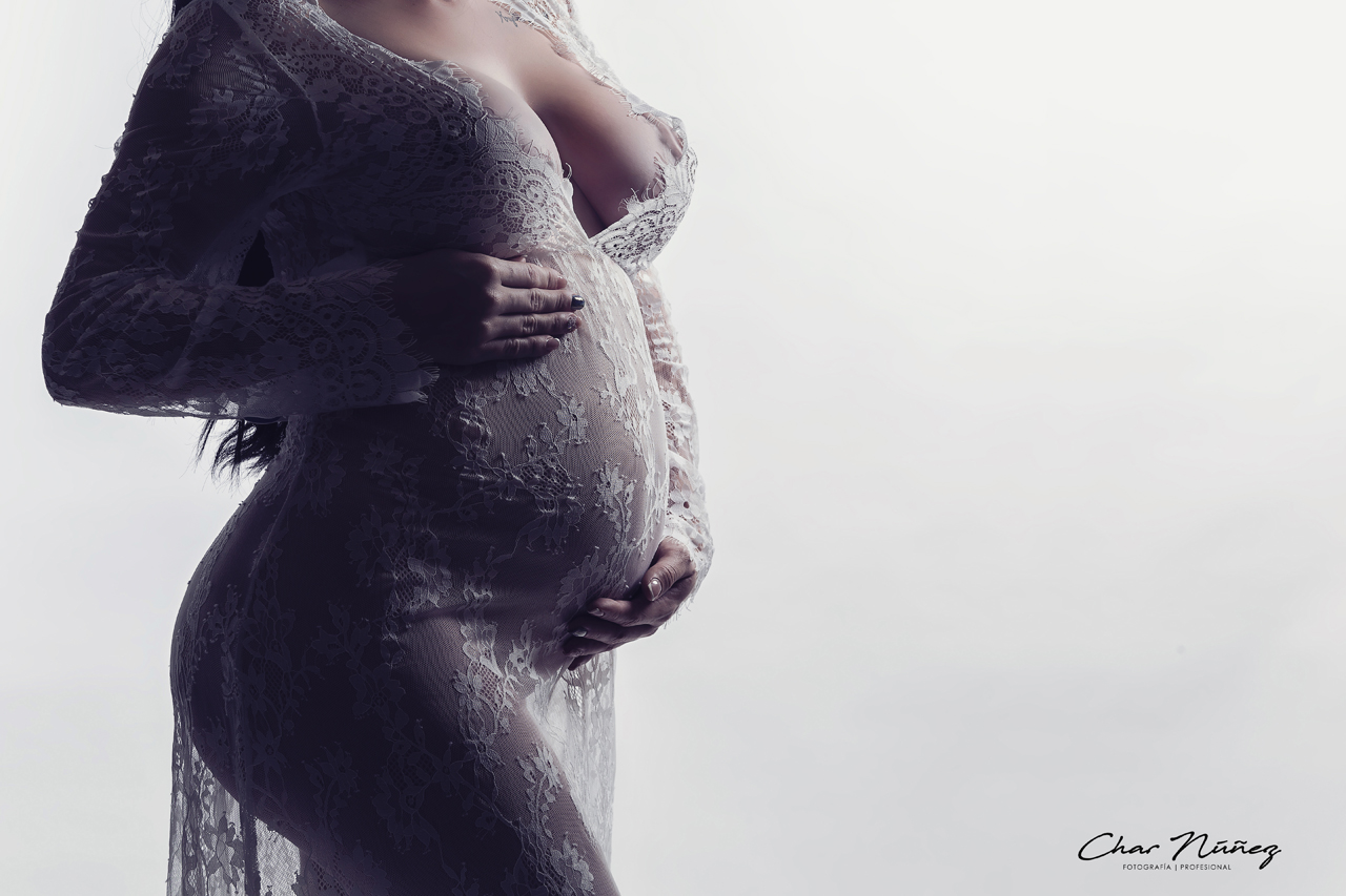 sesión de maternidad Char Núñez Fotografía