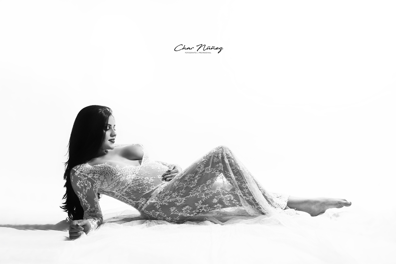 sesión de maternidad Char Núñez Fotografía