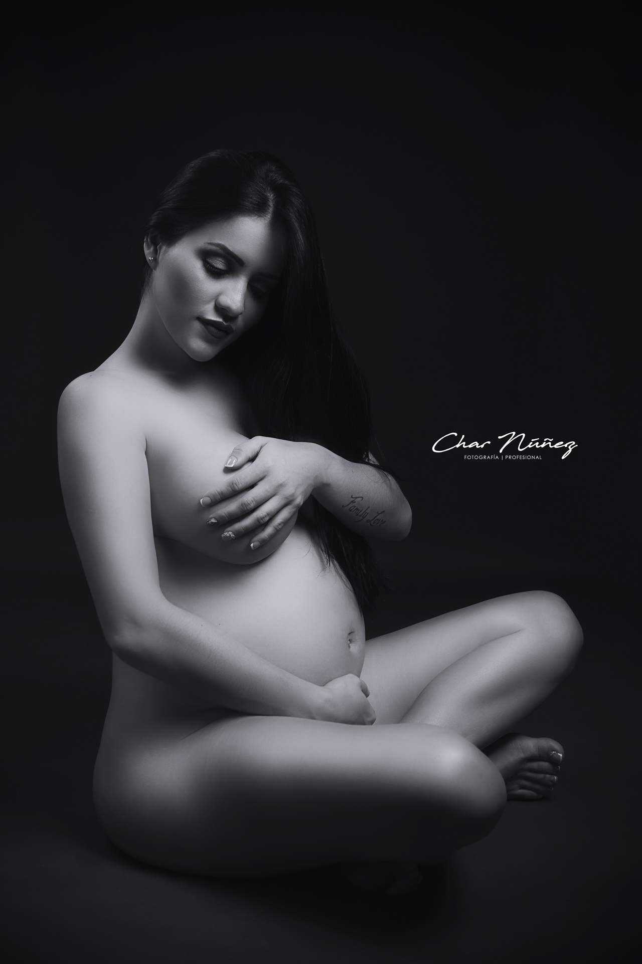 sesión de maternidad Char Núñez Fotografía