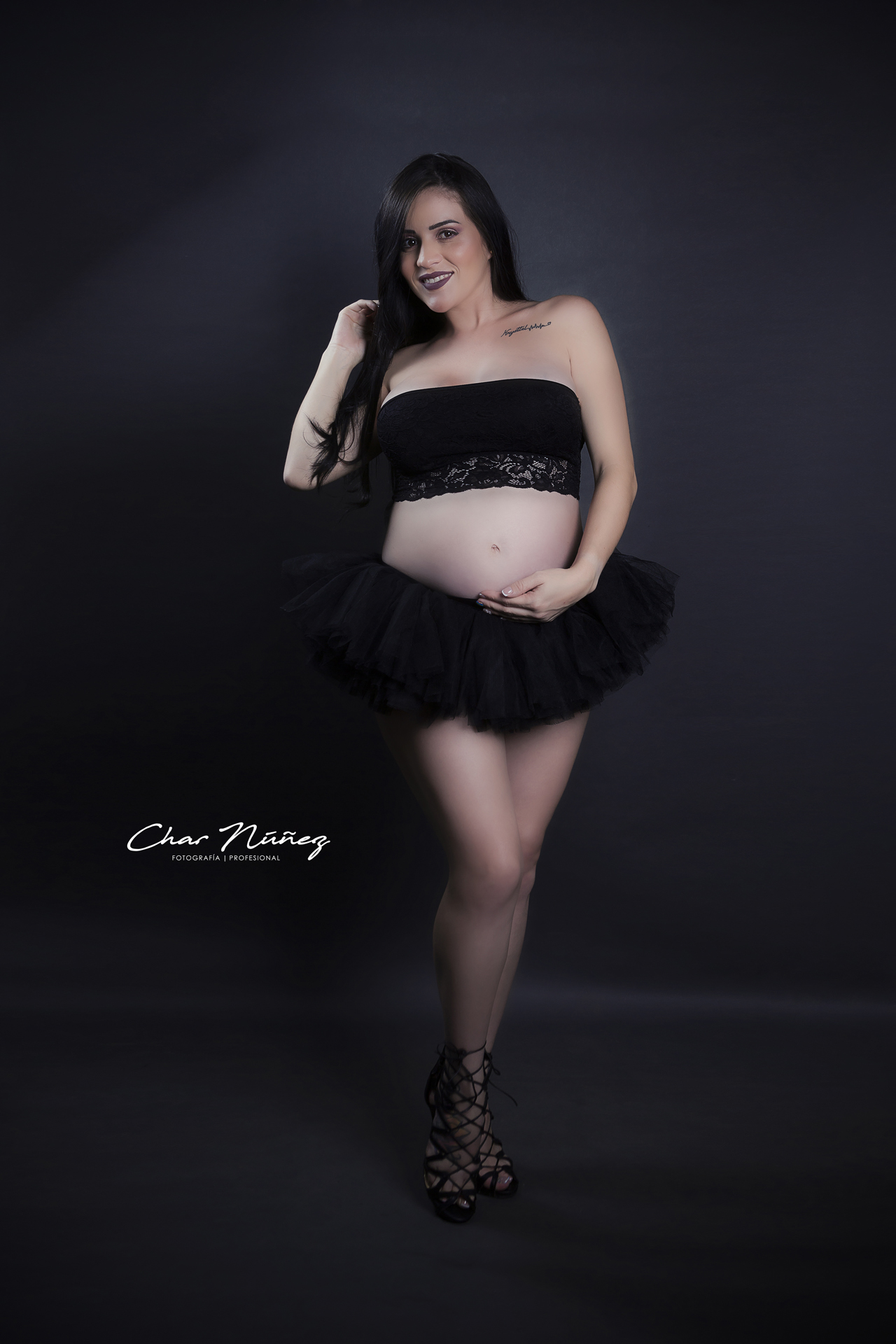 sesión de maternidad Char Núñez Fotografía