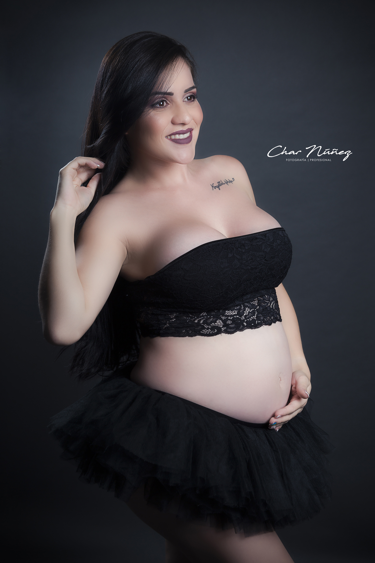 sesión de maternidad Char Núñez Fotografía