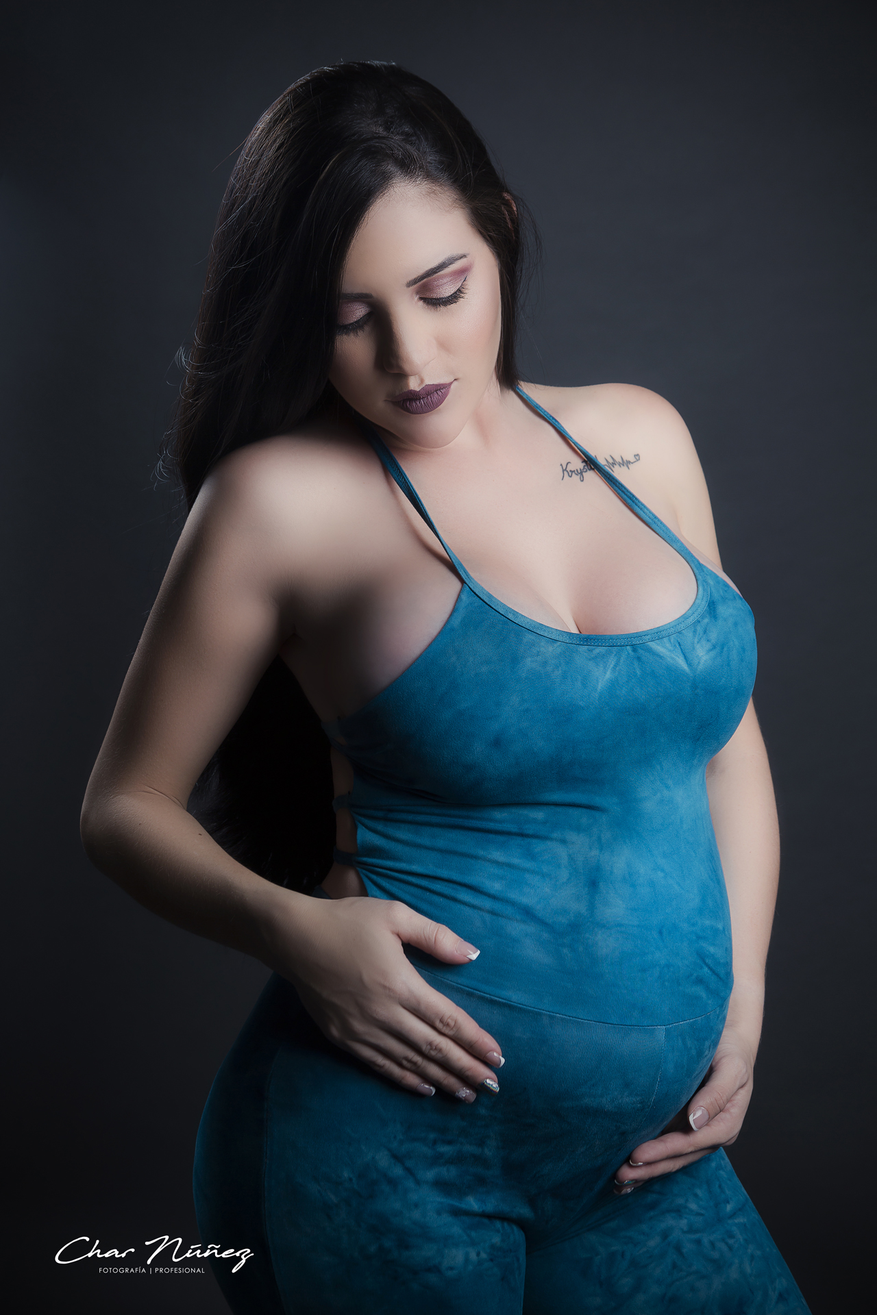 sesión de maternidad Char Núñez Fotografía